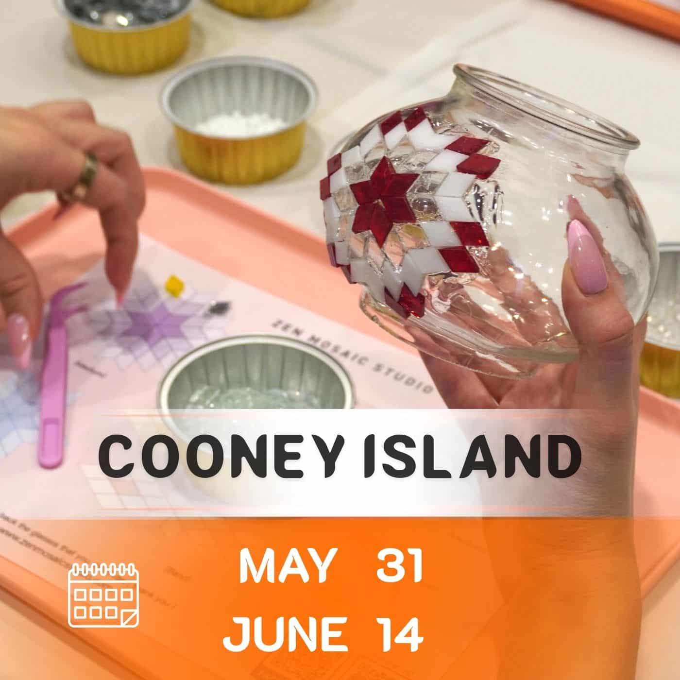 Mosaic Lamp Workshop in Coney Island, NY – zenmosaicstudio.com