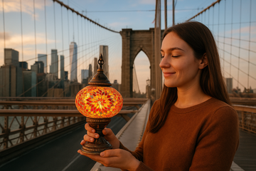 Brooklyn Turkish mosaic lamp workshop New Jersey