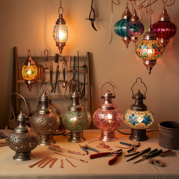 Turkish lamp making