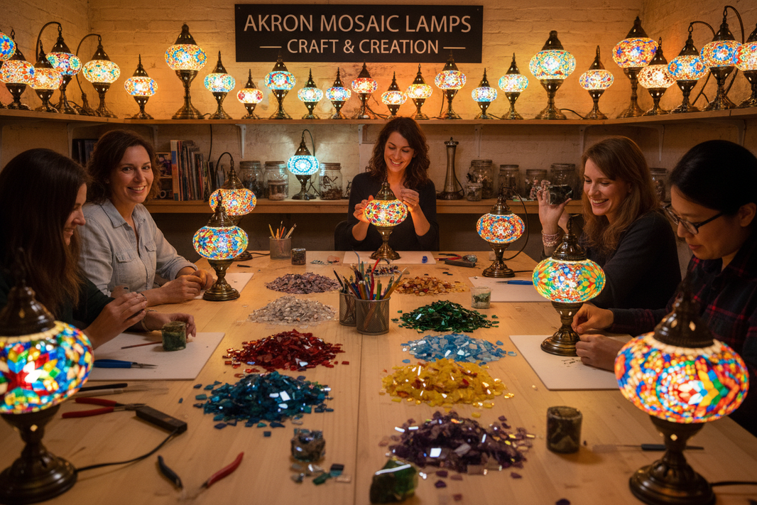 The Best Mosaic Lamp Workshop in Cleveland – zenmosaicstudio.com