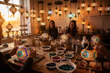 Turkish Mosaic Lamp Making Cleveland OH