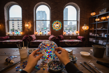 Columbus Mosaic Lamps: A Crafting Experience Like No Other