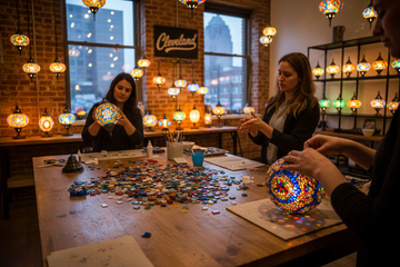 Find Your Glow: The Must-Try Turkish Mosaic Lamp Workshop in Cleveland, Ohio