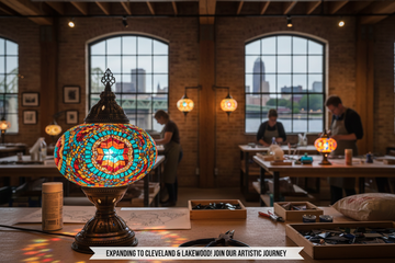 Zen Mosaic Studio: Expanding Mosaic Lamp Workshops Across Cleveland & Lakewood OH